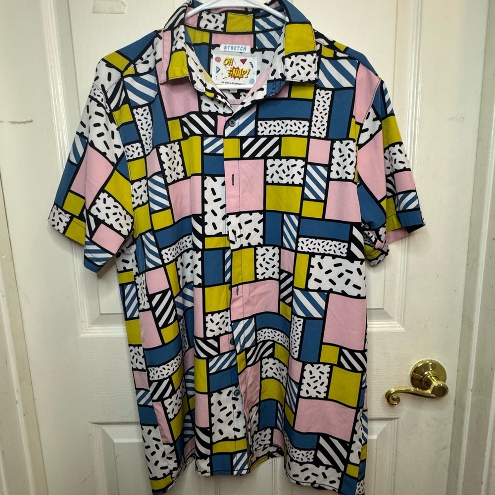 Oh Snap by Drill Clothing Co men’s size large stretch